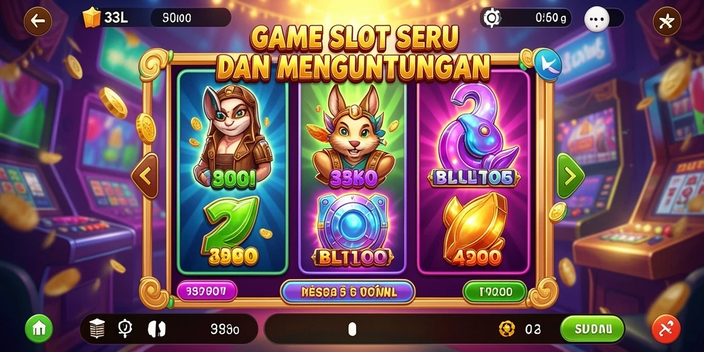 Screenshot gameplay 33L yang menampilkan putaran mesin slot yang menegangkan.