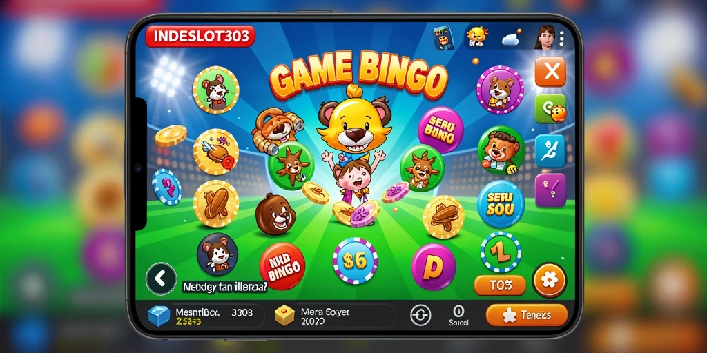 Tampilan screenshot gameplay INDESLOT303 dengan keseruan Bingo.