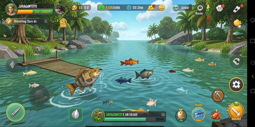 Tangkapan ikan besar dalam permainan memancing JURAGANTOTO.