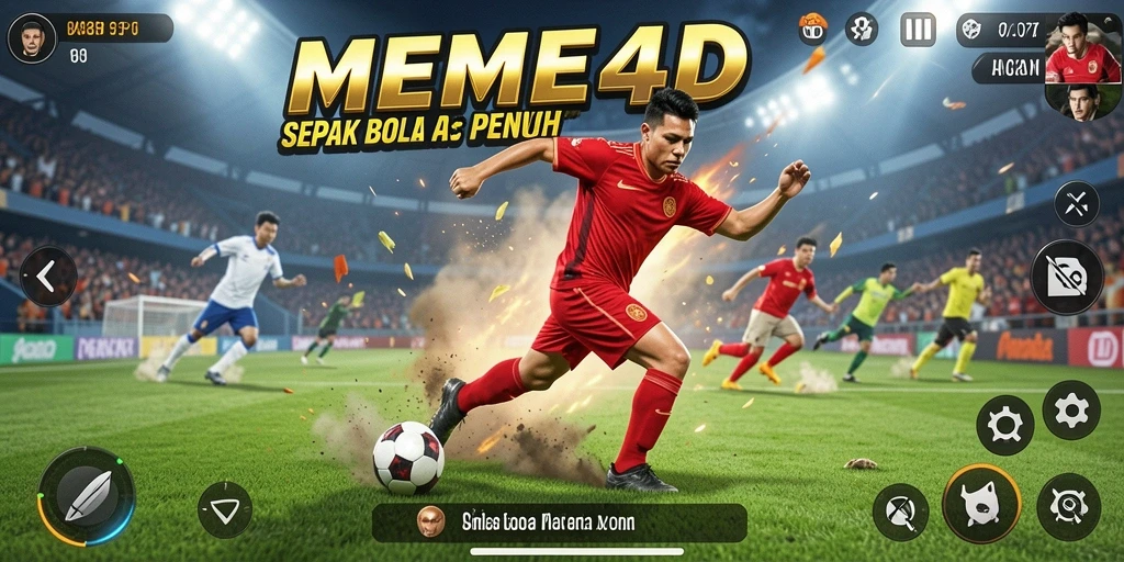 Tampilan gameplay MEME4D yang mendebarkan dan penuh aksi.