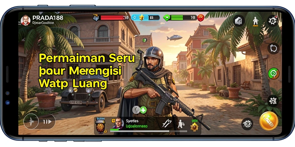 Screenshot gameplay PRADA188 menampilkan suasana permainan yang menyenangkan.