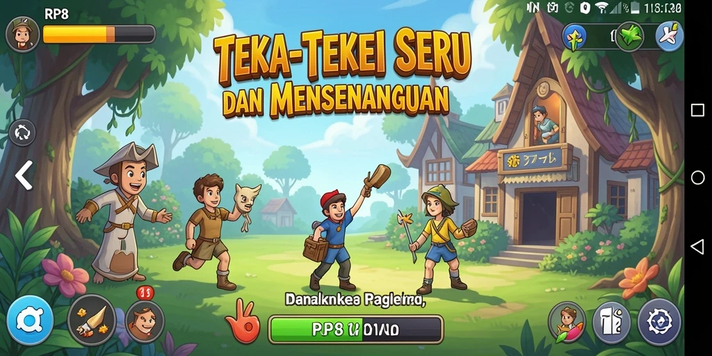 Tampilan gameplay RP8 yang menarik dan penuh tantangan puzzle.