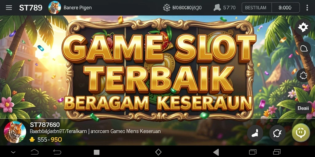 Screenshot gameplay ST789 menampilkan pengalaman seru bermain slot.